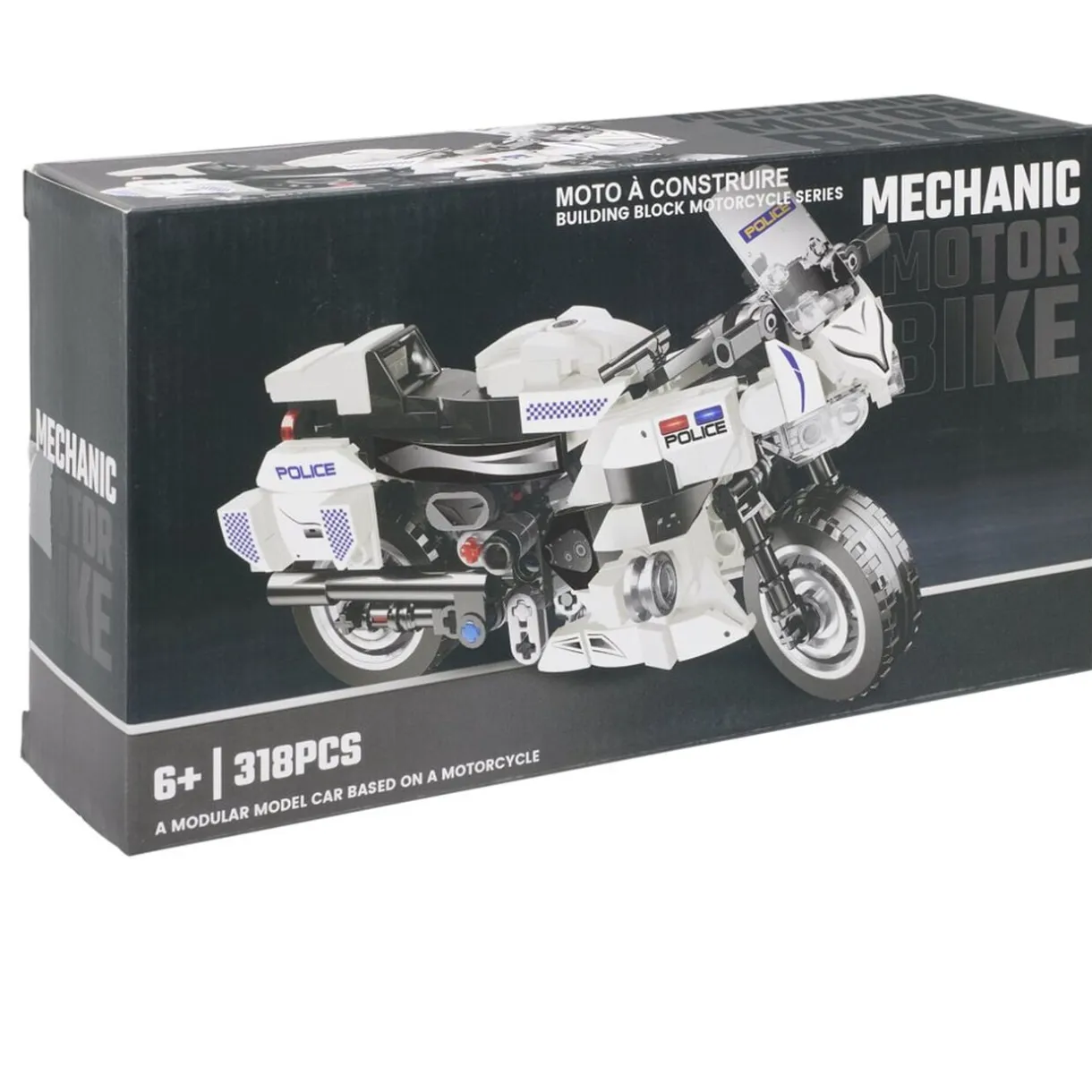 Véhicule voiture ou moto à construire bloc plastique (4 modèles) < Gifi Best