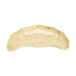Vide-poche forme croissant en céramique marron 15,5x22,5cm < Gifi Outlet