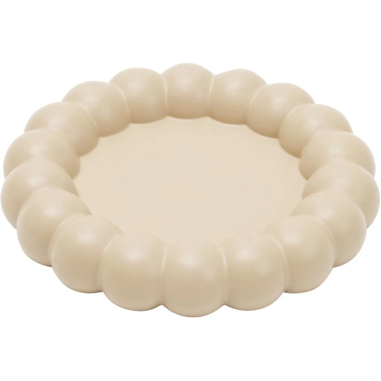 Vide poche rond bubble en ciment coloré Ø13,5xH2,5cm (3 modèles)