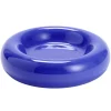 Vide-poche rond céramique Ø20,5cm (2 modèles blanc ou bleu)