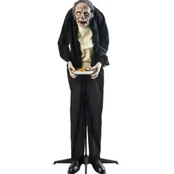 Vieil homme animé et sonore Halloween H153 cm