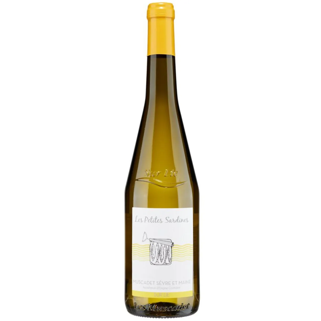 Vin blanc Muscadet Sèvre et Maine Sur Lie Petites Sardines 12% 75cl < Gifi Sale
