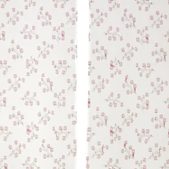 Vitrage blanc à fleurs L120X60 cm x2 < Gifi Best