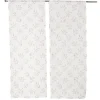 Vitrage blanc à fleurs 60X160cm x2 < Gifi Clearance