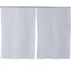 Vitrage droit passe tringle uni blanc 60x90 cm x2 < Gifi Online
