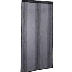 Vitrage droit passe tringle uni noir 60x160 cm x2 < Gifi Sale
