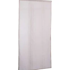 Vitrage droit passe tringle uni taupe 60x120 cm x2