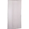 Vitrage droit passe tringle uni taupe 60x90 cm x2