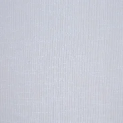 Vitrage passe tringle finition pointe effet lin uni blanc 60x90 cm x2