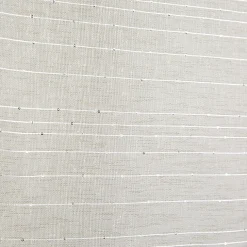 Vitrage passe tringle x2 effet sequin taupe 60x160cm < Gifi Discount