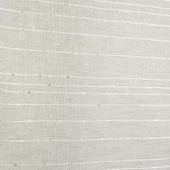 Vitrage passe tringle x2 effet sequin taupe 60x120cm