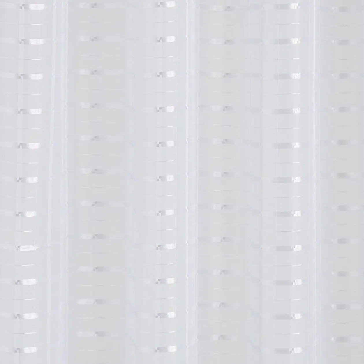 Voilage à motif rayures effet perle 140x240 cm