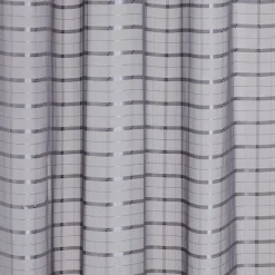 Voilage à motif rayures effet perle 140x240 cm