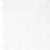 Voilage à motifs uni blanc 60x120cm 1 paire < Gifi Outlet