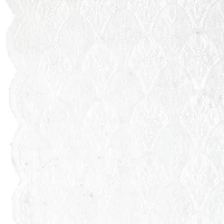 Voilage à motifs uni blanc 60x120cm 1 paire < Gifi Outlet