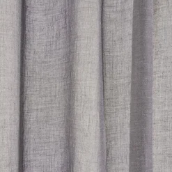 Voilage à oeillets gris foncé 140x240cm