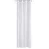 Voilage 8 oeillets imprimé zig zag blanc < Gifi Sale