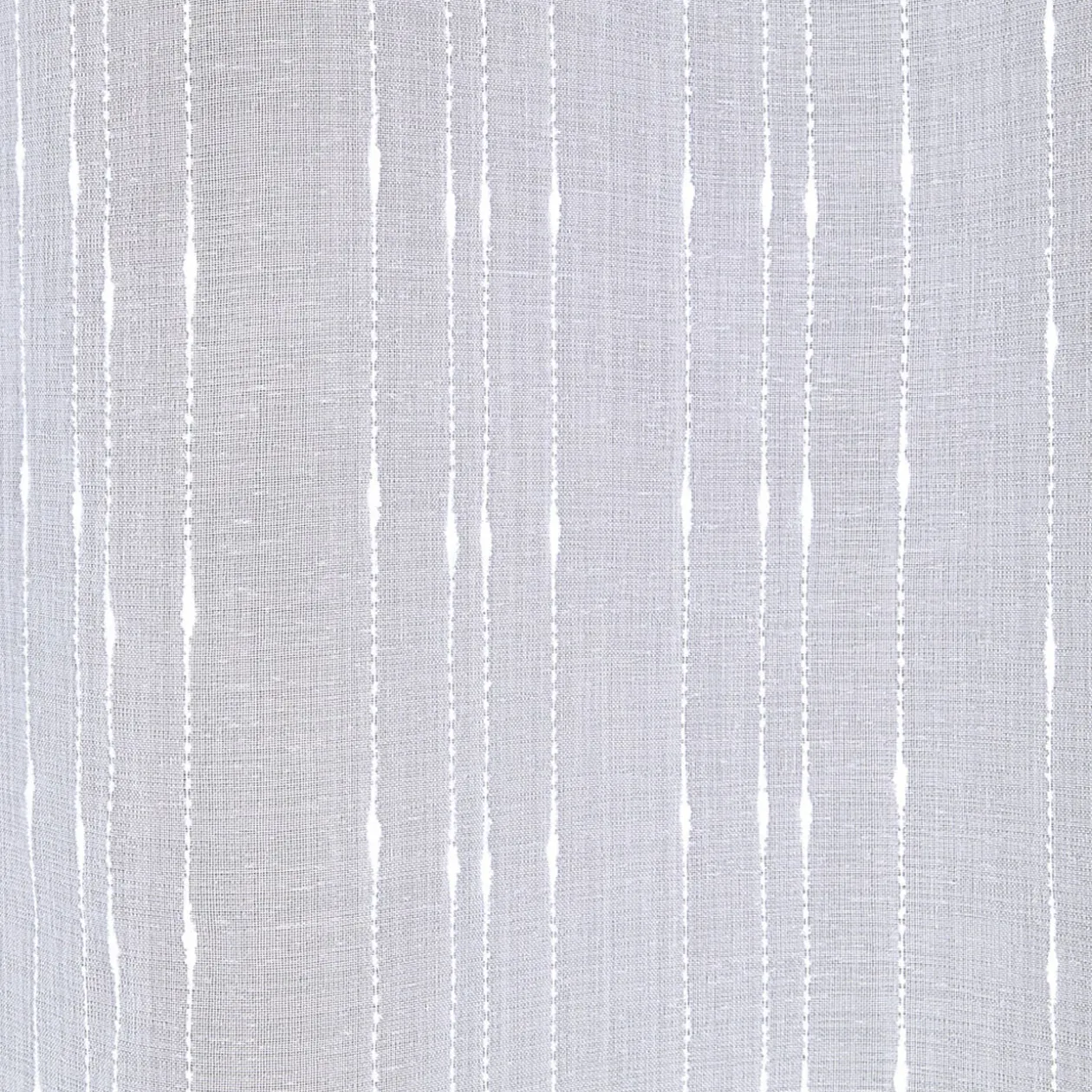 Voilage à oeillets uni blanc fil brillant