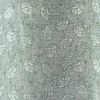 Voilage à passants Indie motif floral vert 140x240cm