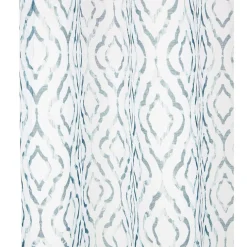 Voilage polyester 140x240cm imprimé bleu < Gifi Sale