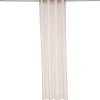 Voilage polyester 140x240cm rose