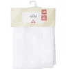 Voilage rayures uni blanc 60x120cm 1 paire