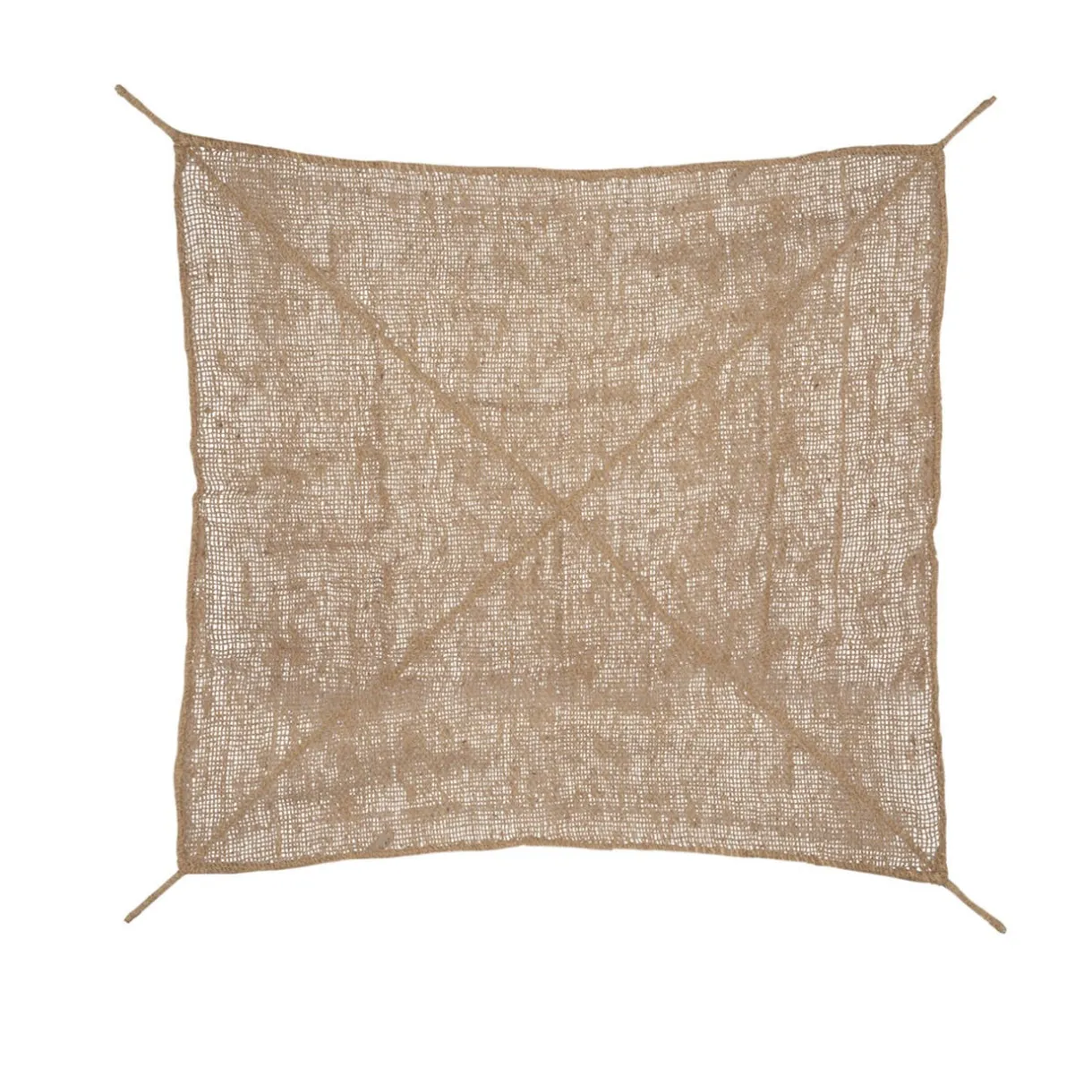 Voile d'ombrage carré fibre de coco Square marron 300x300cm < Gifi Outlet