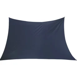 Voile d'ombrage rectangulaire Gala 300x400cm gris