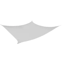 Voile d'ombrage rectangulaire Gala gris 400x300 cm < Gifi Best