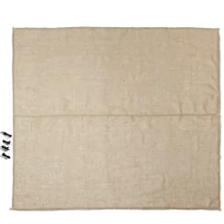 Voile d'ombrage Square Mahon carré 300x300cm jute < Gifi