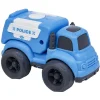 Voiture de police plastique bleu 10x6,5xH7 cm < Gifi Discount