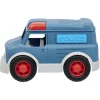Voiture de police plastique bleu 26x15xH18,2 cm