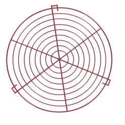 Volette à gâteau ronde en métal rose < Gifi New