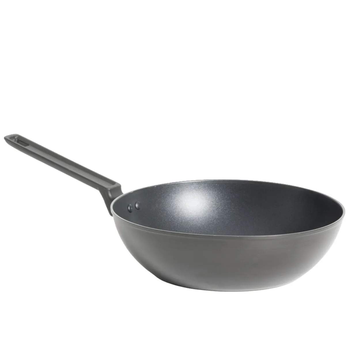 Wok tous feux dont induction avec couvercle Ø28cm