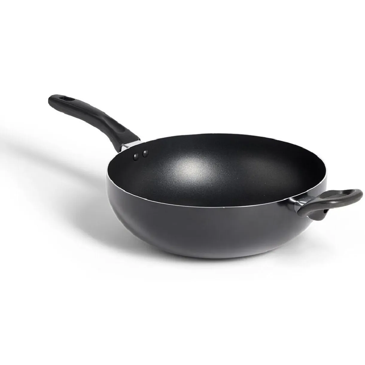 Wok tous feux sauf induction aluminium noir Ø28cm < Gifi Sale