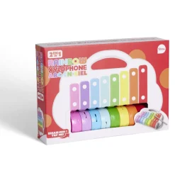 Xylophone multicolore métal et plastique 30,5x21,5xép7cm < Gifi Clearance